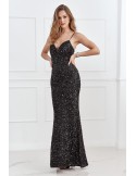 Maxi dress for special occasions, black 18523 - Online store - Boutique